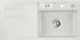 systemceram Bela 100 F Einbau Becken rechts mit Ablauffernbedienung alu