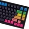 Keychron Q1/Q2/K2 OEM Dye-Sub Keycap-Set Rainbow, Kunststoff (PBT), Rainbow, mehrfarbig/schwarz, 97 Tasten (83+14), ANSI-US Vorschaubild