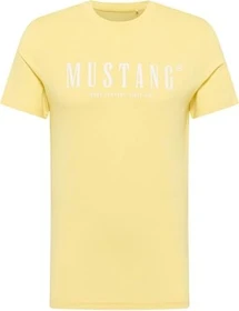 Mustang Austin mit Label-Print T-Shirt kurzarm custard (Herren)