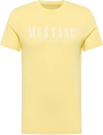 Mustang Austin mit Label-Print T-Shirt kurzarm custard (Herren)