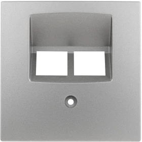 REV Ritter Studio Abdeckung für RJ45 Netzwerkdose, platin