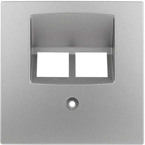 REV Ritter Studio Abdeckung für RJ45 Netzwerkdose, platin
