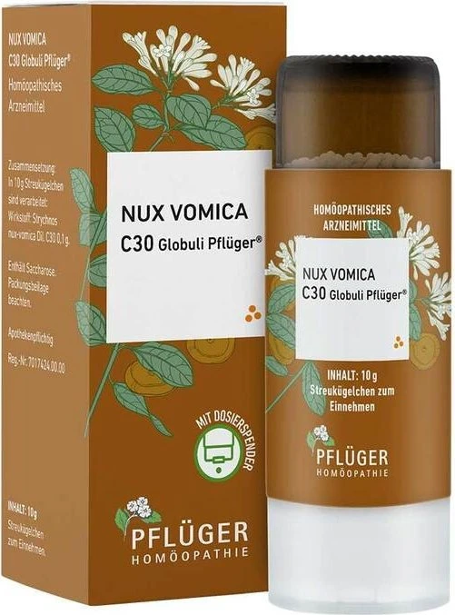 Pflüger Nux vomica C30 Globuli, 10g