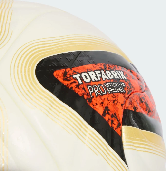adidas Bundesliga 2026/2027 Torfabrik Pro Fußball white/black/solar red