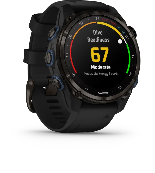 Garmin Descent Mk3i 43mm mit Silikonarmband carbon grey/black
