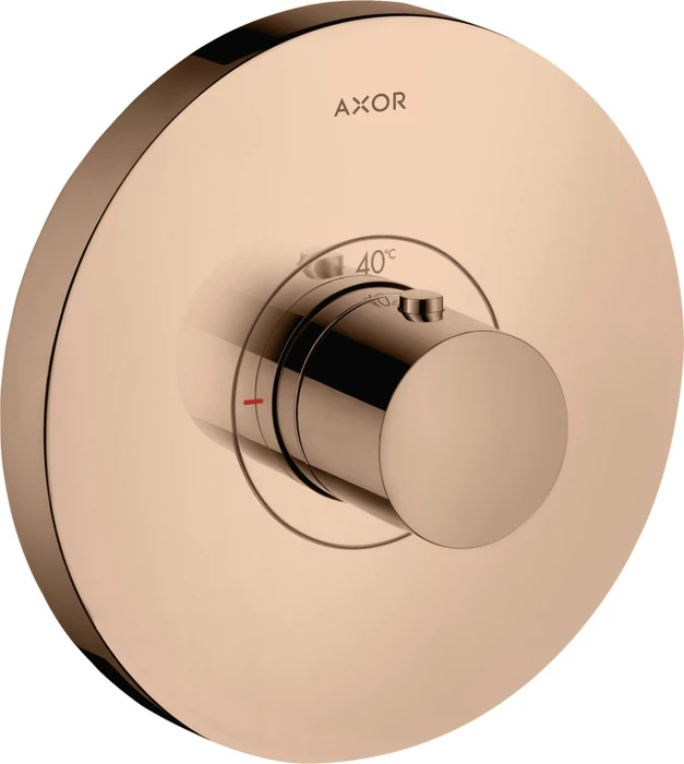 Hansgrohe Axor ShowerSelect rund Thermostat polished red gold