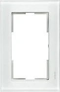 Siemens DELTA miro Glas Rahmen 2-Fach, weiß
