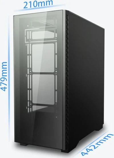 DeepCool Matrexx 50 ADD-RGB 4F, Glasfenster