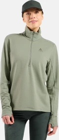 Odlo Essentials Thermal Half Zip Laufshirt langarm shadow (Damen)