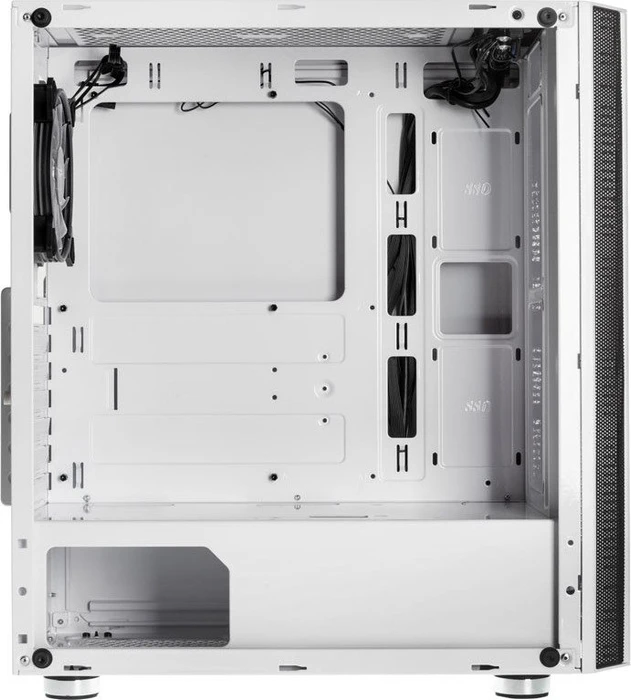 Zalman R2, weiß, Glasfenster