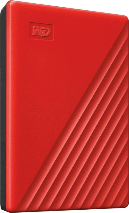 Western Digital WD My Passport Portable Storage, rot, 2TB, USB 3.0 Micro-B