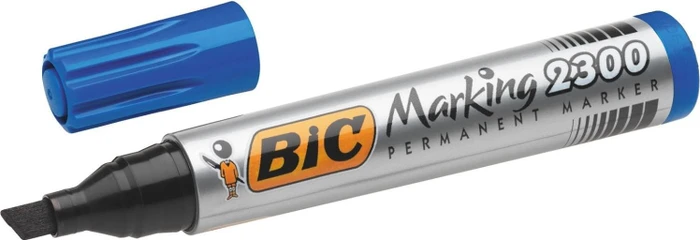 BIC Marking 2300 ECOlutions Permanentmarker Keilspitze 3.7-5.5mm blau