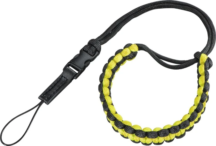 Hama Braid 20 Handschlaufe schwarz/Gelb