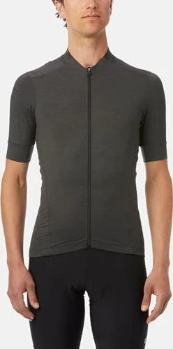 Giro New Road Trikot kurzarm charcoal heather (Herren)