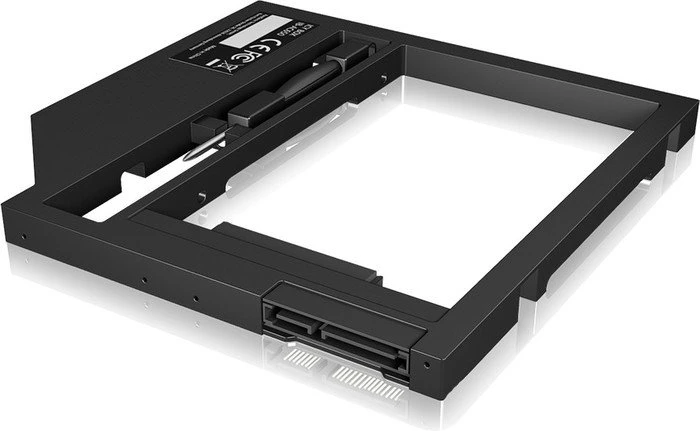 RaidSonic Icy Box IB-AC649 ODD auf HDD/SSD 2.5", 9mm, schwarz, Einschubadapter