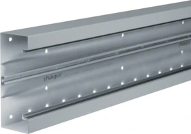 Hager Brüstungskanal-Unterteil C-Profil BRS 66x170mm OT 120mm aus Stahlblech verzinkt