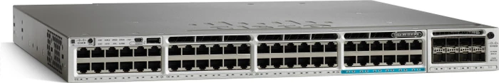 Cisco Catalyst 3850 IP Services Rackmount Gigabit Managed Stacking Switch, 48x RJ-45, 1x Erweiterungsslot, 630W UPoE