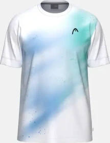 Head Topspin Funktionsshirt kurzarm turquoise/print vision (Junior)
