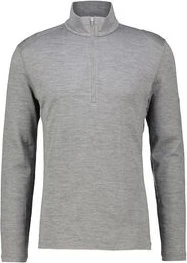 Icebreaker 260 Tech Half Zip Funktionsshirt langarm gritstone heather (Herren)