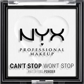 NYX Can't Stop Won't Stop Mattifying Powder Brightening Translucent 11, 6g
