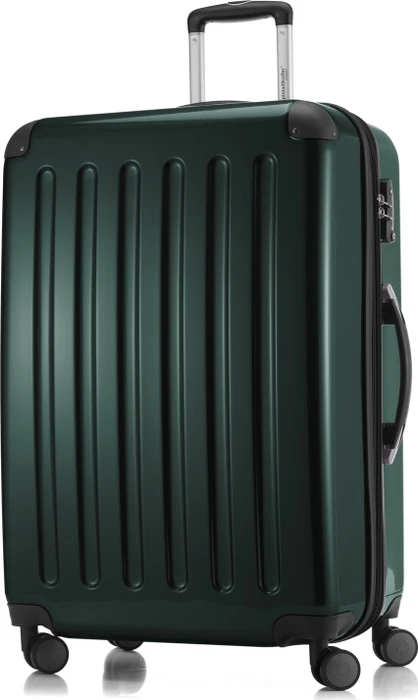 Hauptstadtkoffer Alex TSA Spinner erweiterbar 75cm waldgrün glänzend
