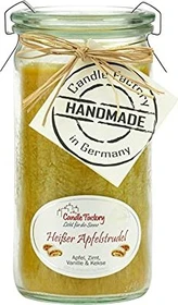Candle Factory Mini Jumbo Duftkerze heißer apfelstrudel, 1 Stück
