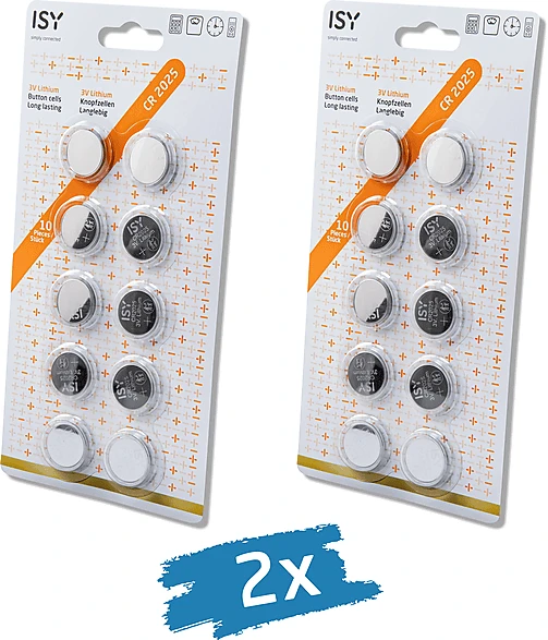ISY CR2025, 20er-Pack
