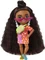 Mattel Barbie - Extra Minis Puppe mit Kleid & Pelzmantel mit Streuseldruck Vorschaubild