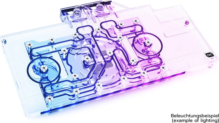 Alphacool Eisblock Aurora Acryl GPX-A AMD Radeon RX 6800 Nitro+ mit Backplate