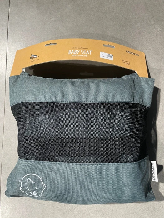 Croozer Kaaos Fahrradanhänger Babysitz graphite blue