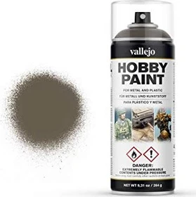 Vallejo Hobby Paint Spray AFV Color Primer US olive drab, 400ml