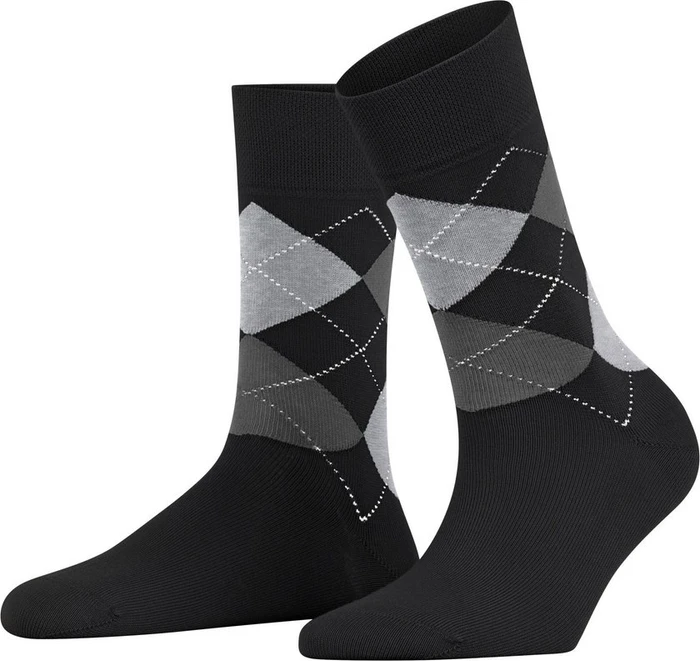 Falke Sensitive Argyle Socken schwarz (Damen)