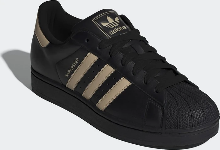 adidas Superstar II core black/stone khaki