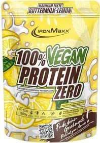 IronMaxx 100% Vegan Zero Protein Buttermilk Lemon 500g
