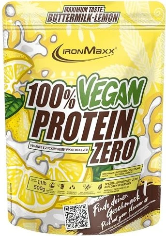 IronMaxx 100% Vegan Protein Zero 500g