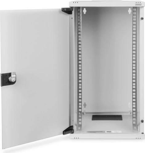 Digitus Professional DN-10 10" Wandschrank 12HE, Sicherheitsglastür, IP2X, grau, 300mm tief