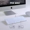 Perixx Periboard-332 Mini for Mac, weiß, LEDs weiß, USB, IT Vorschaubild