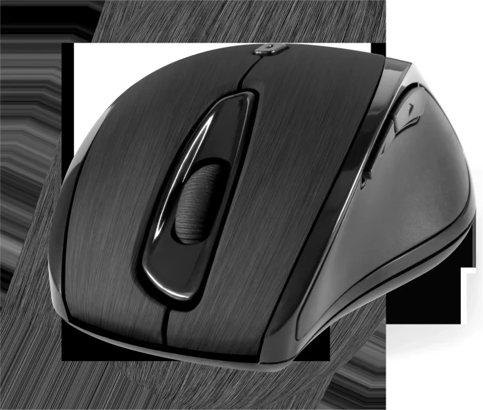 ISY IWM-4000 Wireless Mouse schwarz, USB
