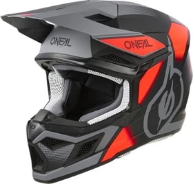 O'Neal 3SRS Vision matt schwarz/grau/rot