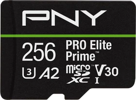PNY Pro Elite Prime R200/W150 256GB Kit, UHS-I U3, A2, Class 10