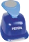 Heyda Hebel-Motivstanzer groß, Kreis geriffelt, blau, 25mm Vorschaubild