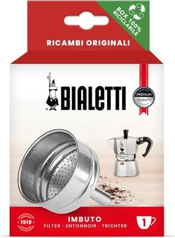 Bialetti Kaffeetrichter für 1 Tasse Aluminium