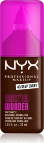 NYX Make 'EM Wonder Soft Matte Foundation 43 deep ebony, 30ml