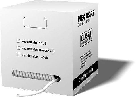 MegaSat Koaxialkabel 305 Meter 110dB