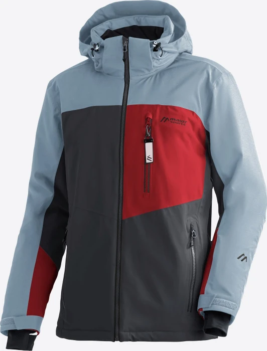 Maier Sports Oravice Skijacke black/stormy sea/salsa (Herren)