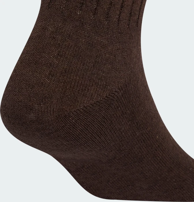 adidas Ribbed Crew Socken trace khaki/dark brown, 2 Paare