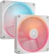 Corsair iCUE LINK LX140-R RGB Dual Pack, weiß, LED-Steuerung, 140mm, 2er-Pack Vorschaubild