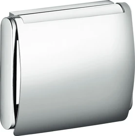 Keuco Plan Toilettenpapierhalter mit Deckel offene Form aluminium silver-eloxiert/verchromt