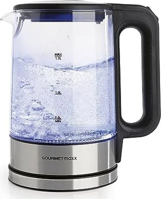 Gourmetmaxx LED Glas-Wasserkocher