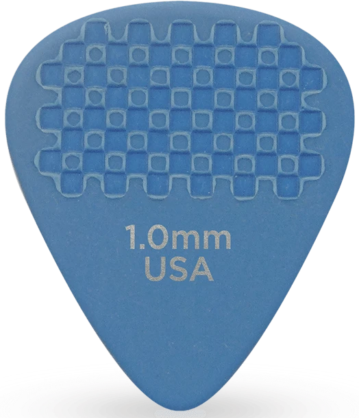 D'Addario Duralin Duragrip Pick, Medium/Heavy Gauge (1.0mm), 10-Pack